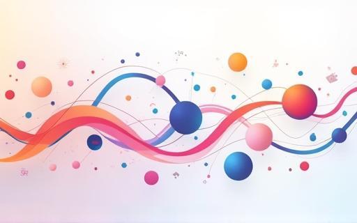 Abstract graphic representing creativity and connection