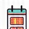 Icon representing event promotion on a calendar